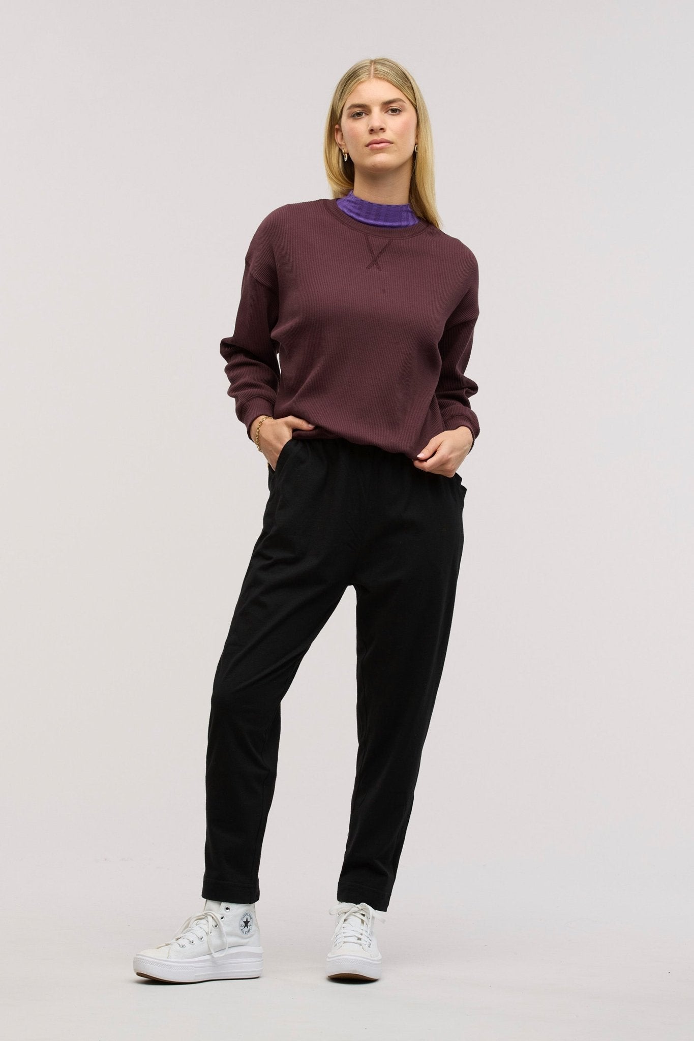 Pull côtelé Traveller Luxe