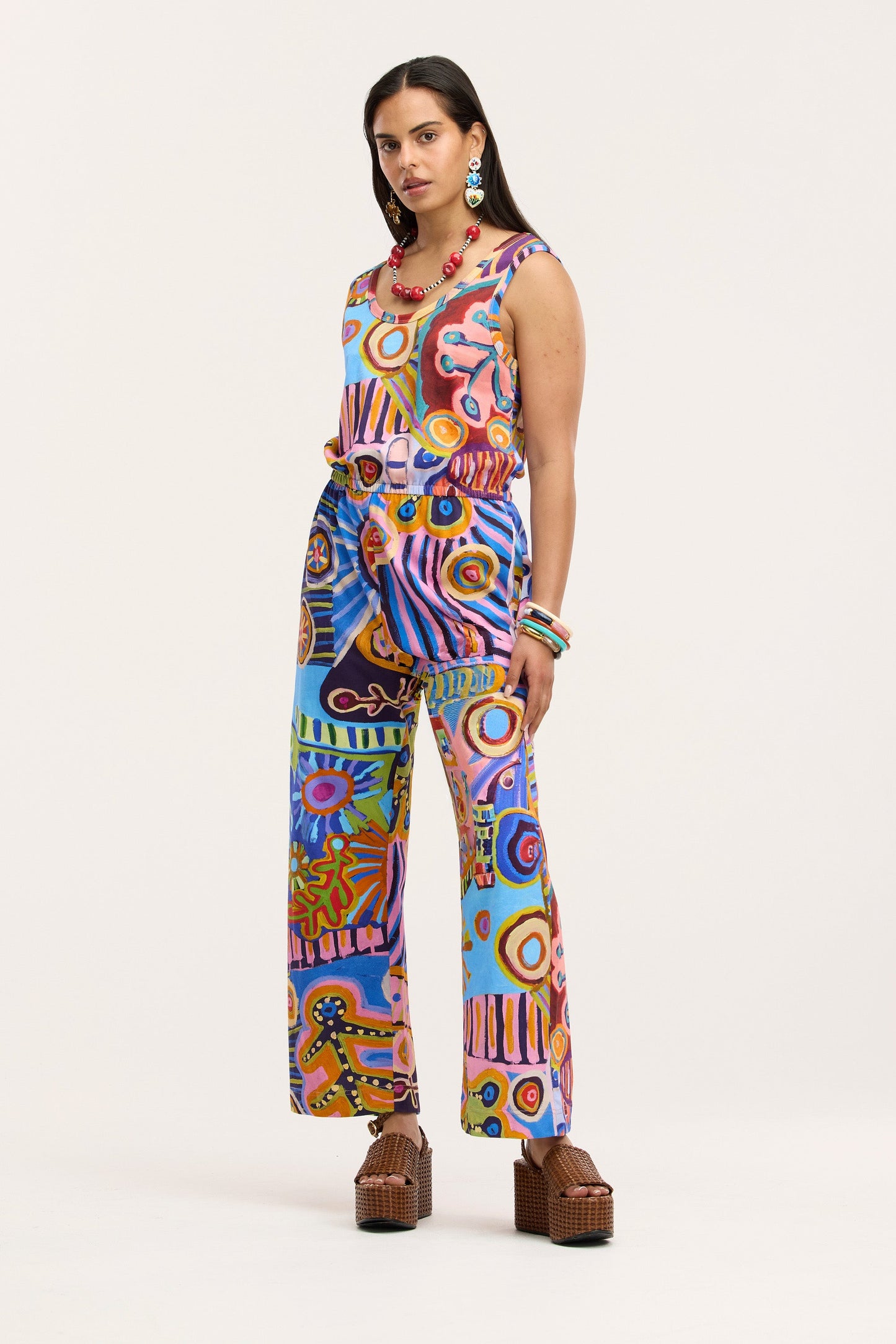 Combinaison pantalon large Saraeva