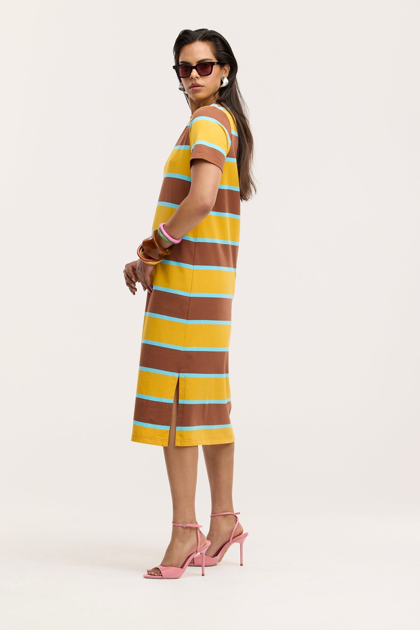 Robe T-shirt longue de voyage