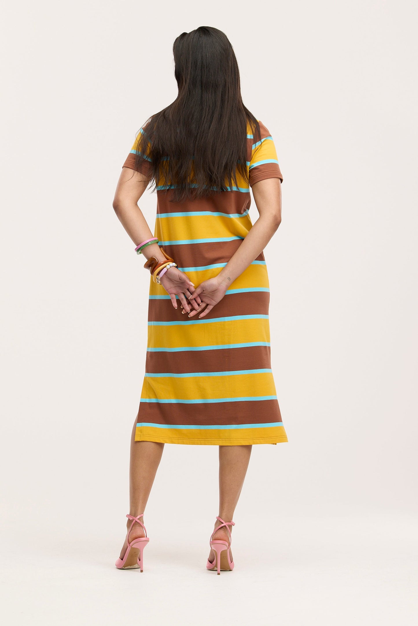 Robe T-shirt longue de voyage