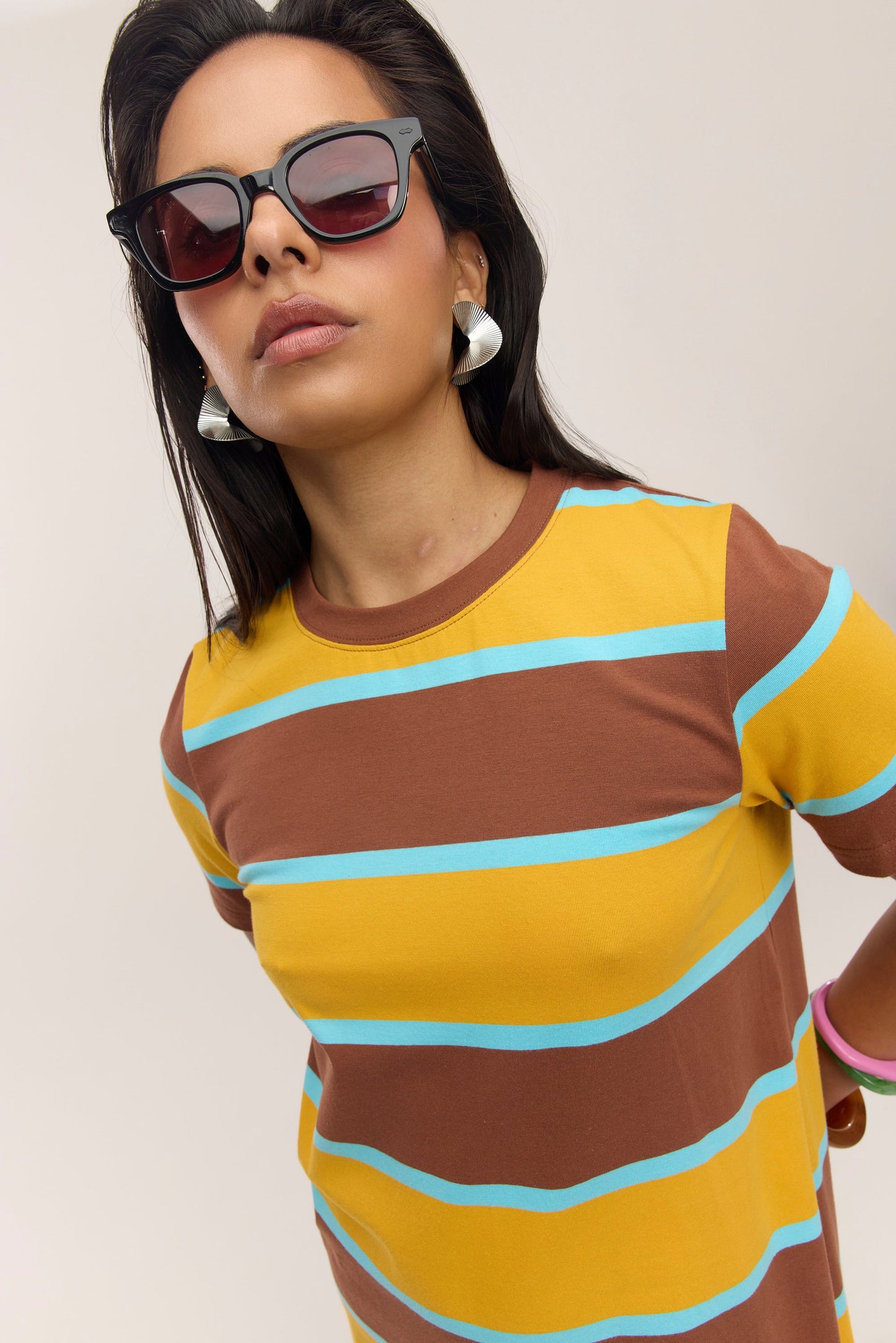 Robe T-shirt longue de voyage