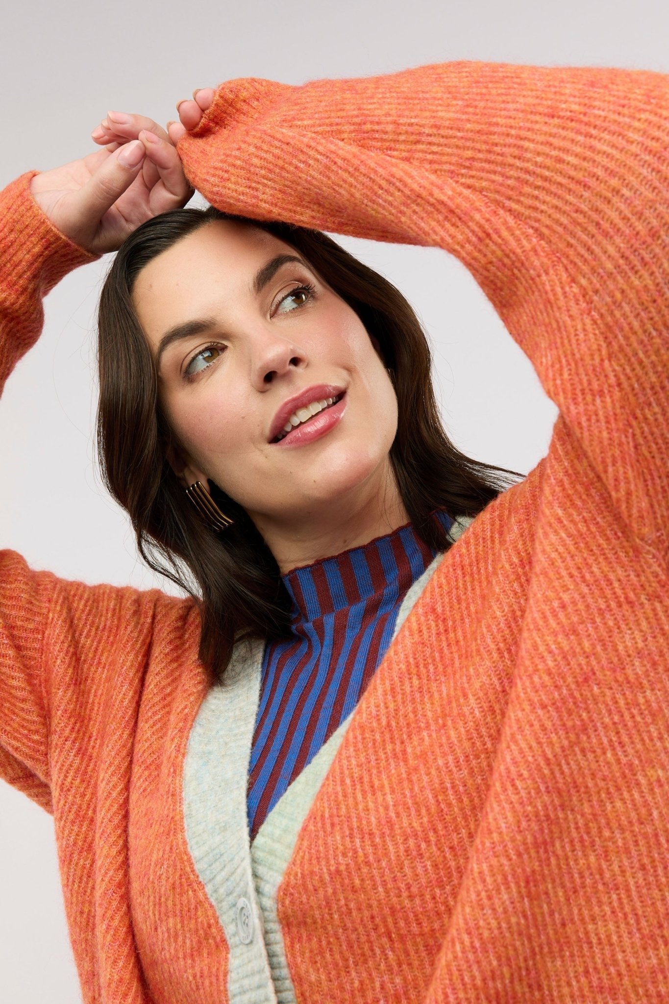 Cardigan en mohair Aurora