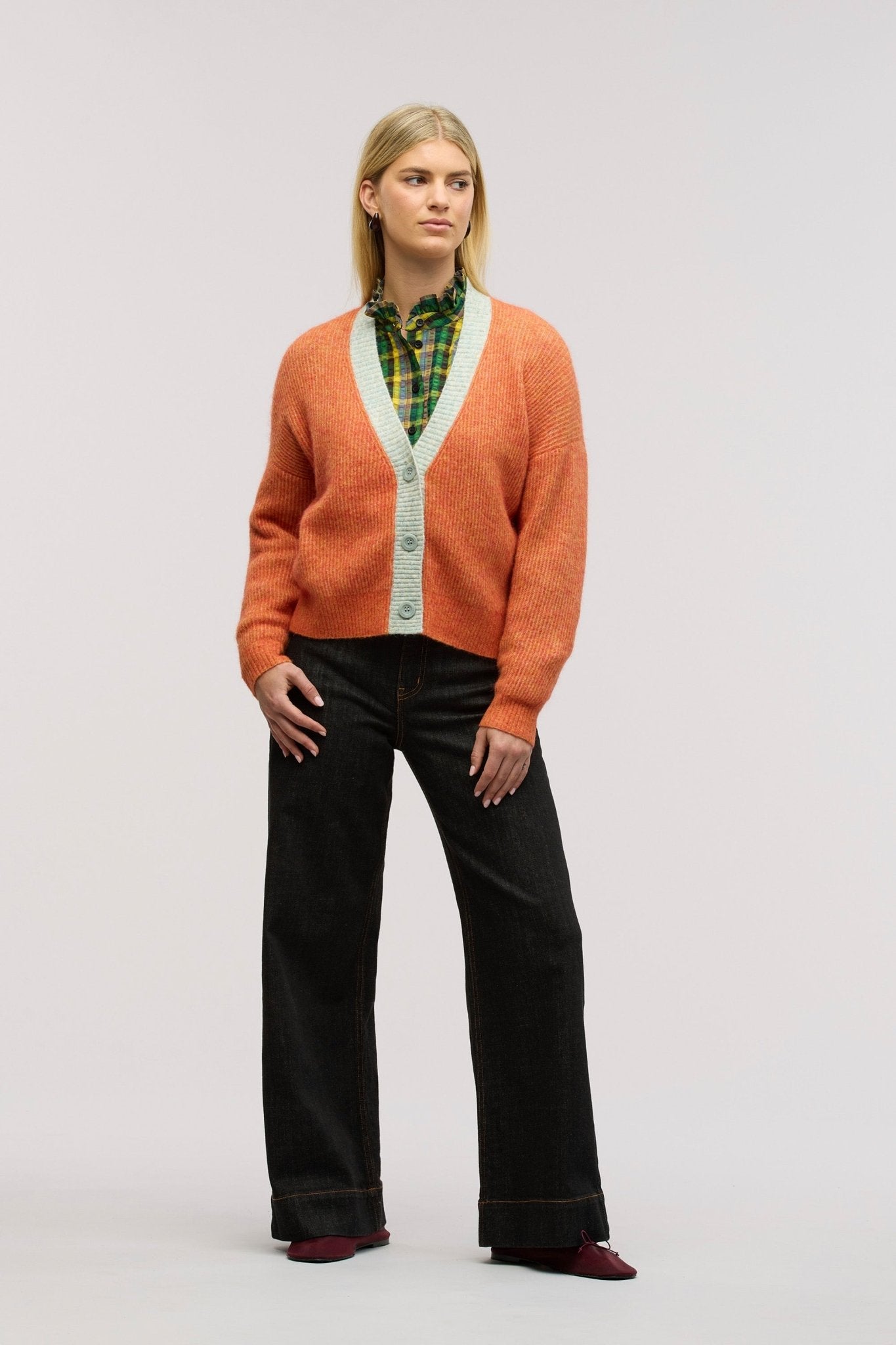 Cardigan en mohair Aurora