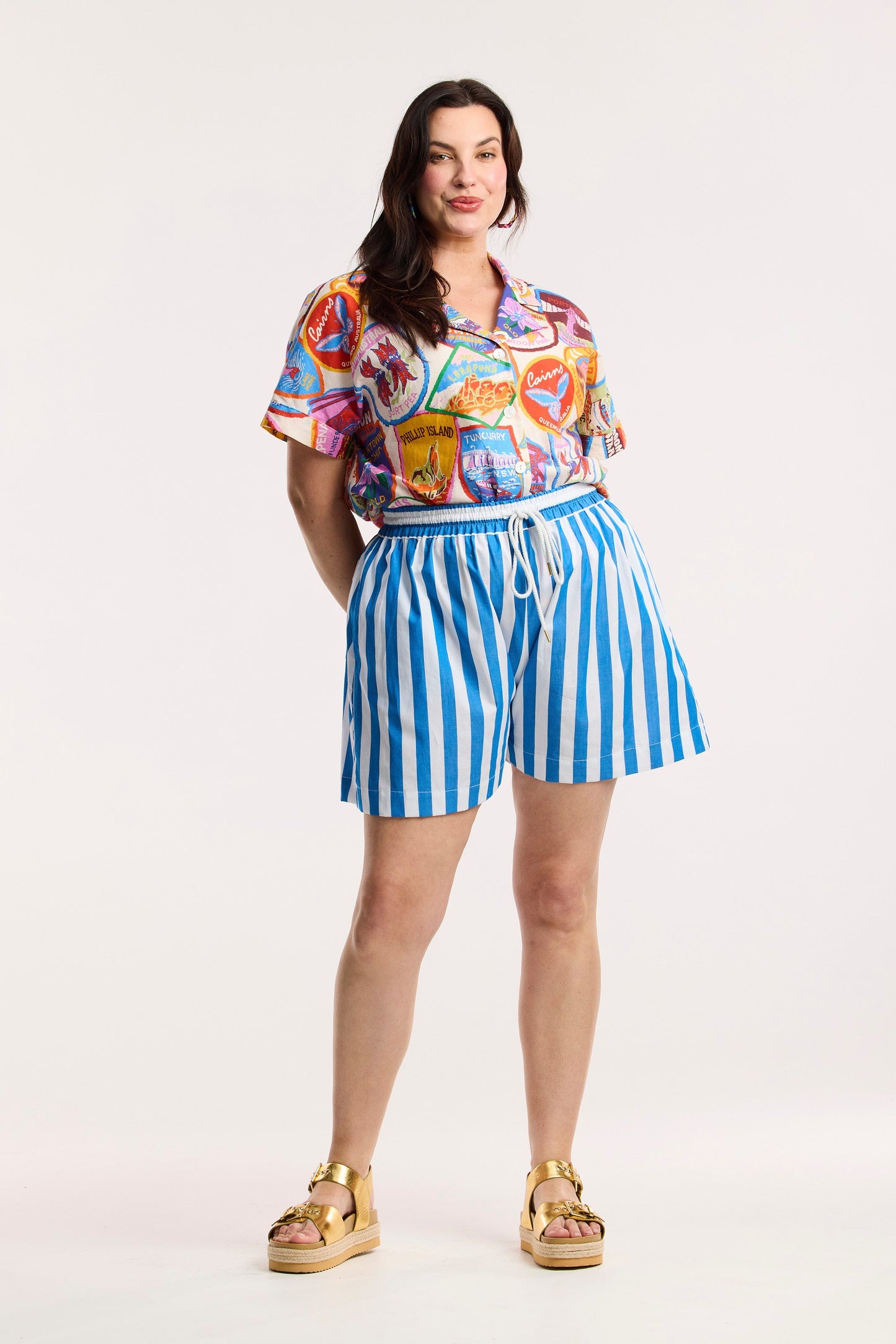 Short rayé Pacifica