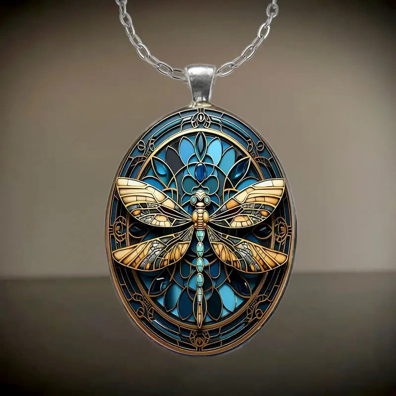 Collier Pendentif Libellule Bohème