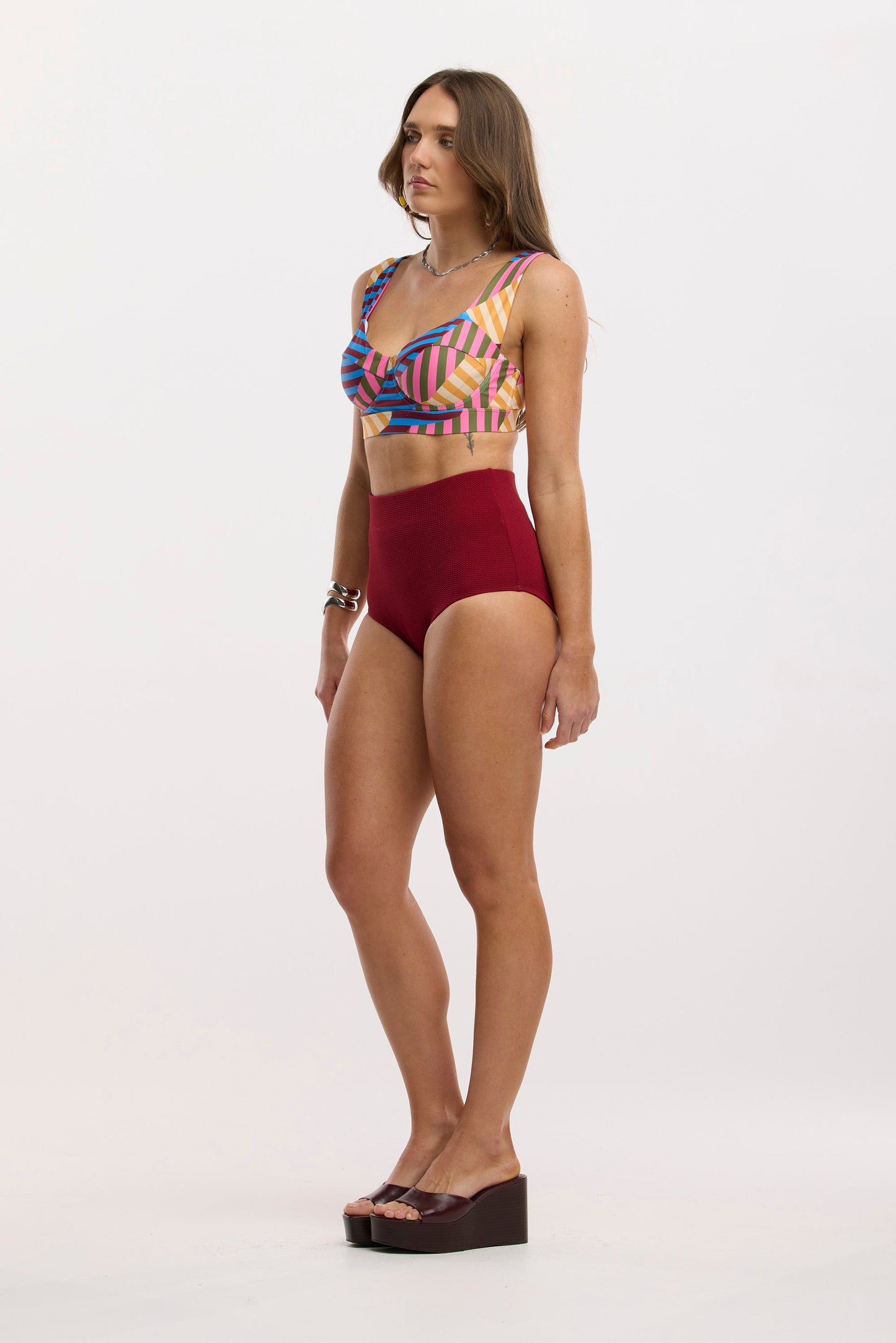 Bas de maillot de bain texturé Destination