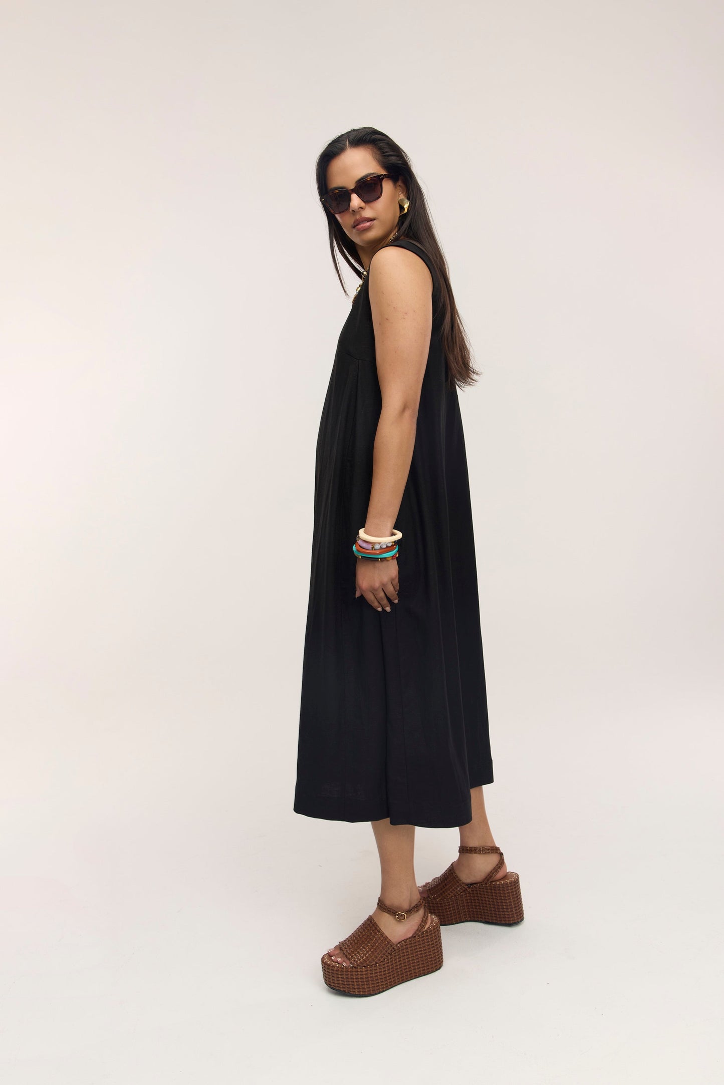 Robe midi sans manches Perseverance