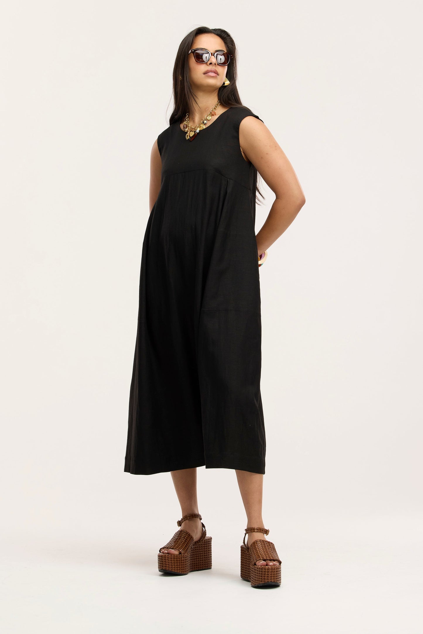 Robe midi sans manches Perseverance