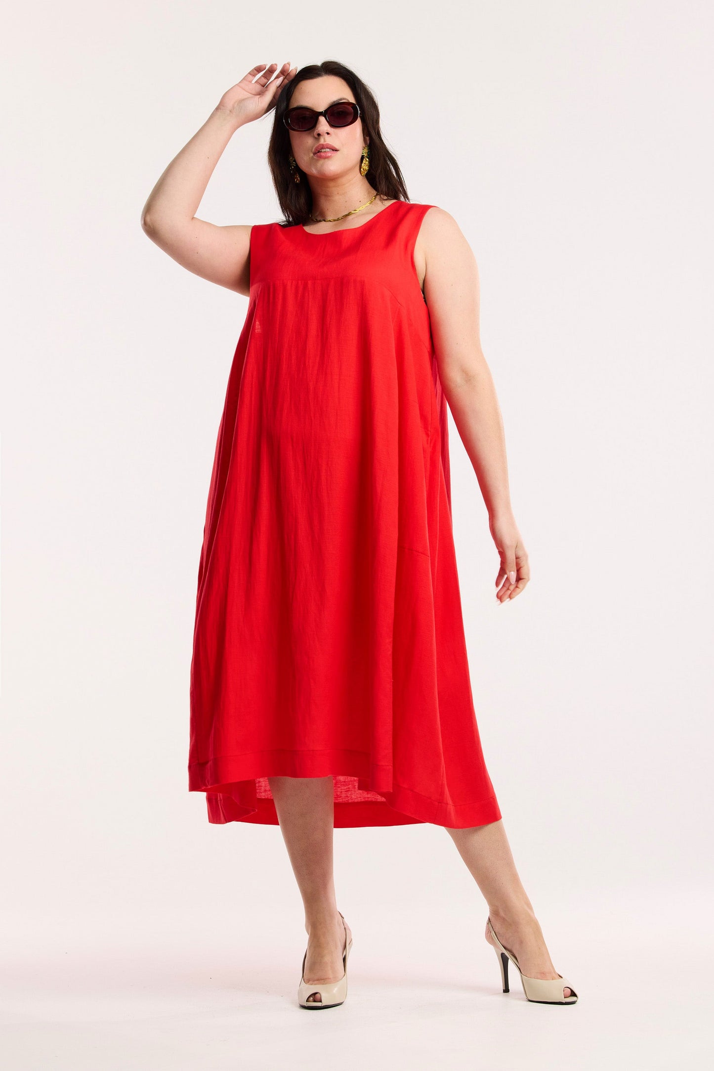 Robe midi évasée Perseverance