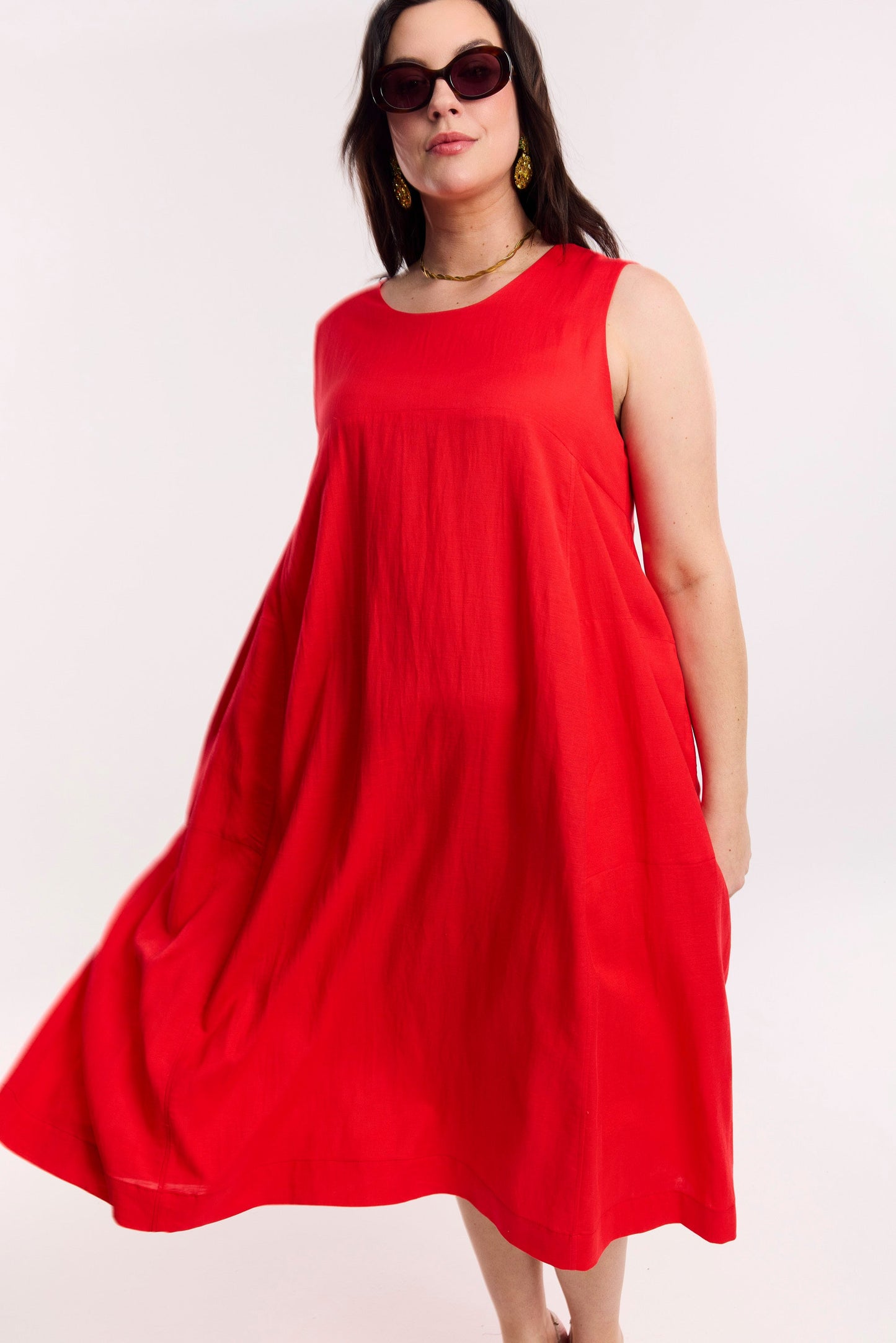 Robe midi évasée Perseverance