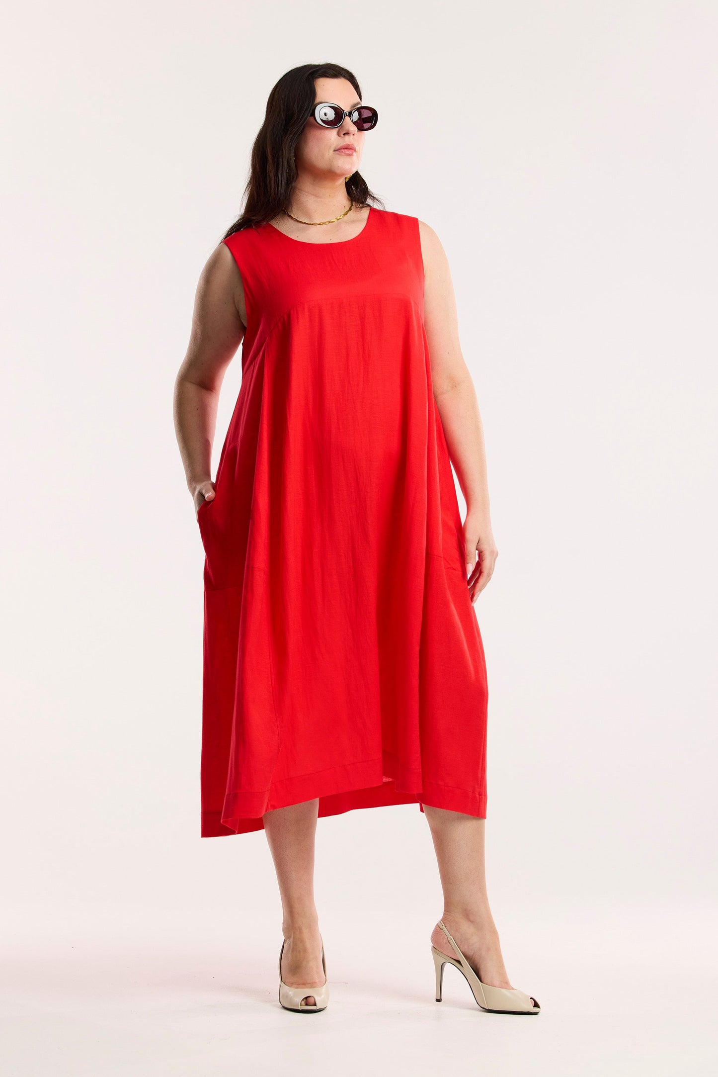 Robe midi évasée Perseverance