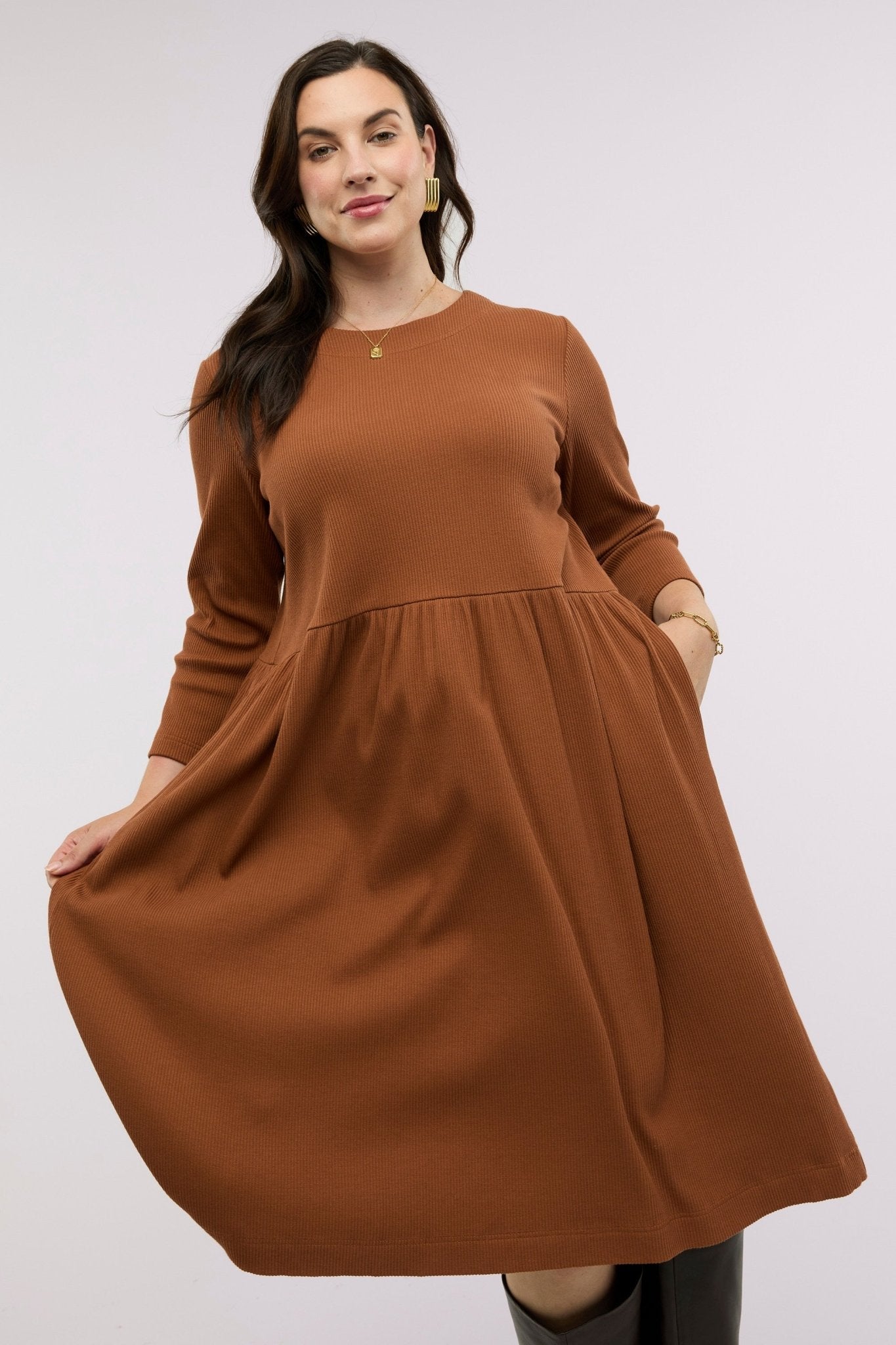 Robe côtelée Traveller Luxe