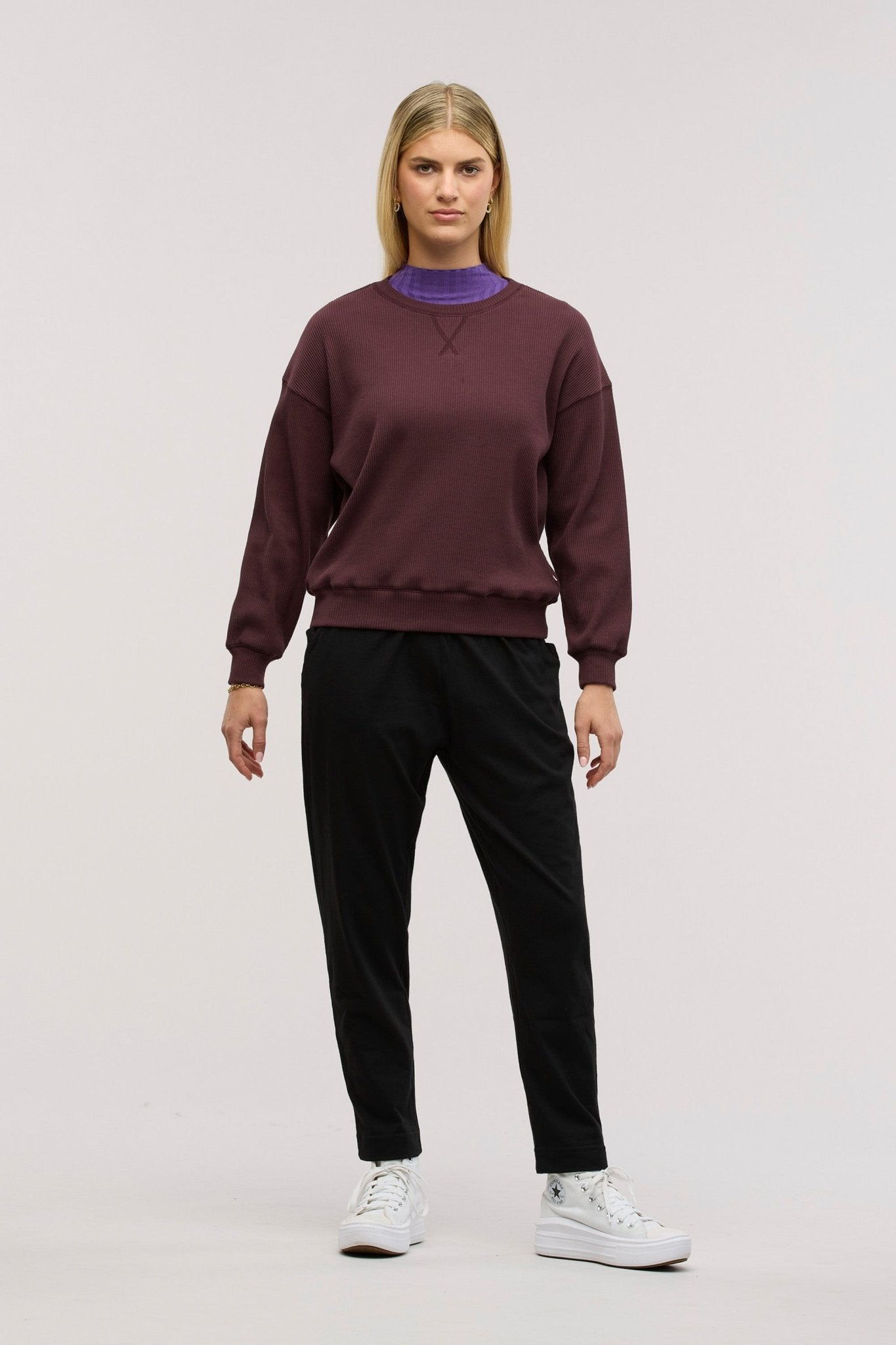 Pull côtelé Traveller Luxe