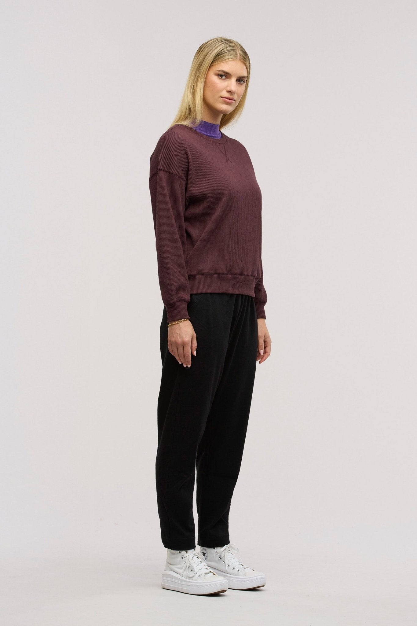 Pull côtelé Traveller Luxe