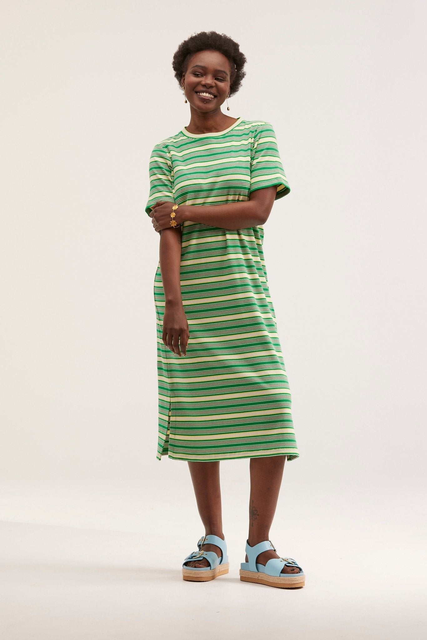 Robe côtelée de voyage
