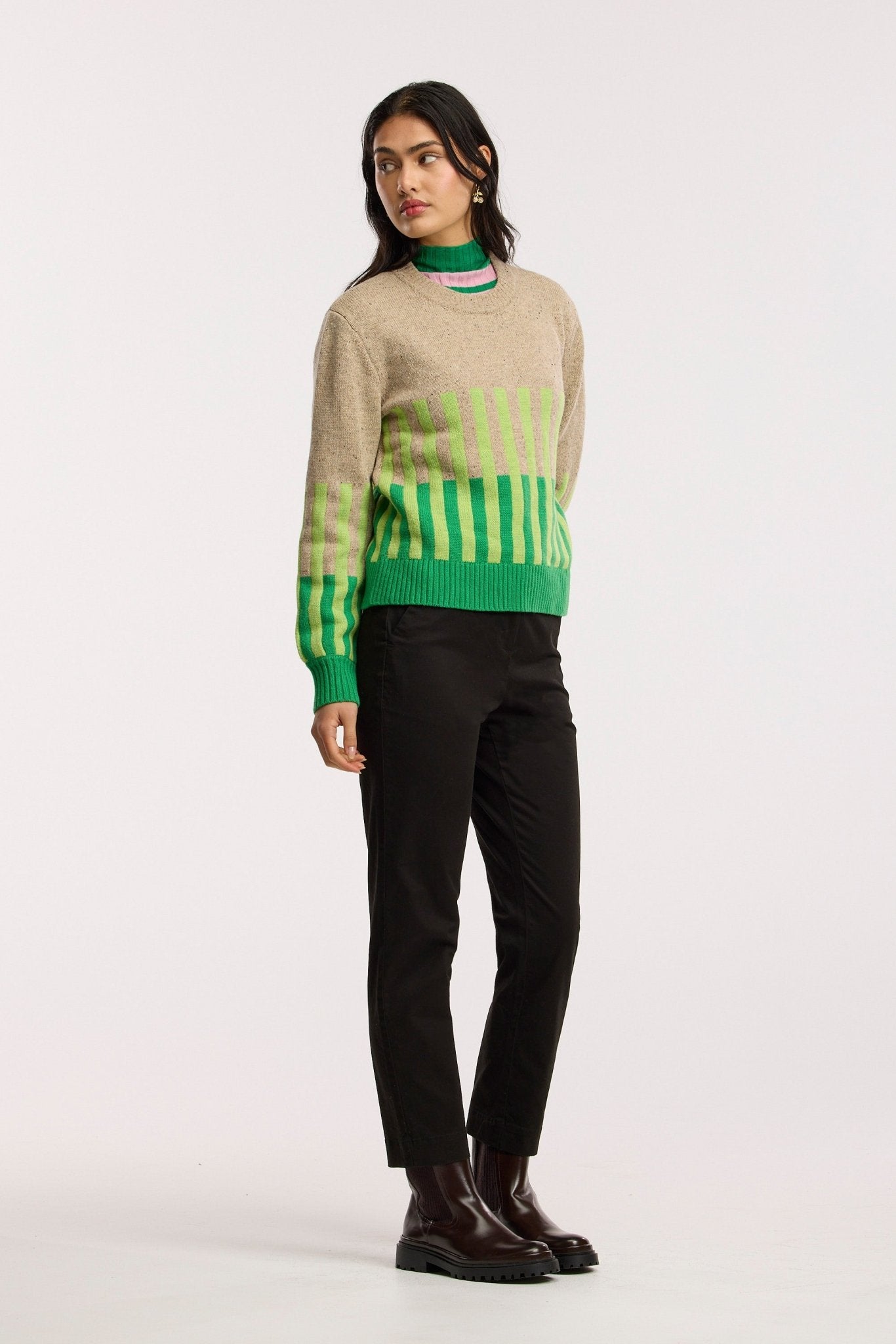Pull en maille intarsia Vivacity