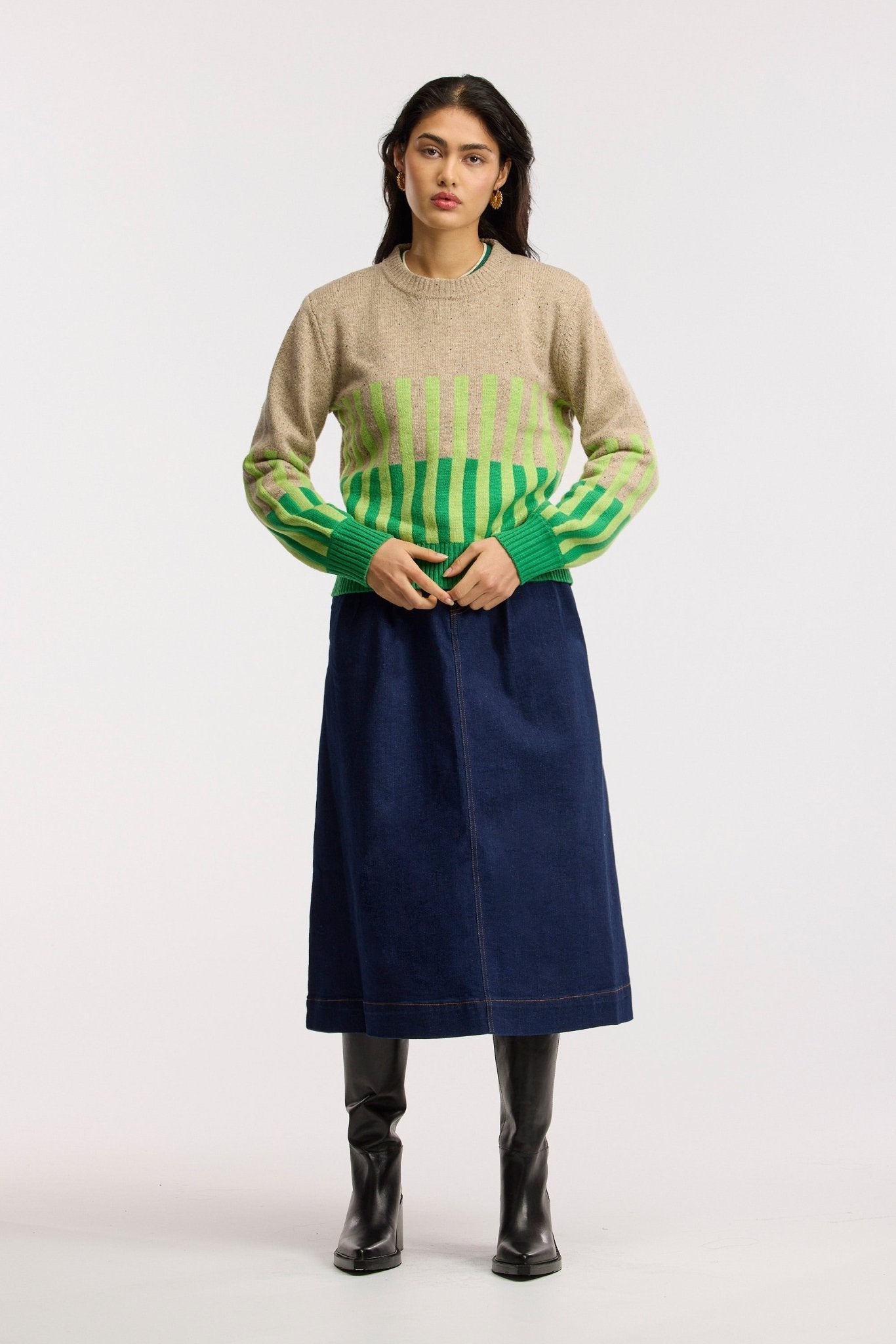 Pull en maille intarsia Vivacity